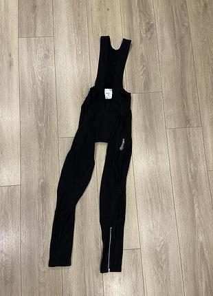 Унисекс велоштаны на флисе , термо вело тайтсы , биб тайтсы gonso bib tights