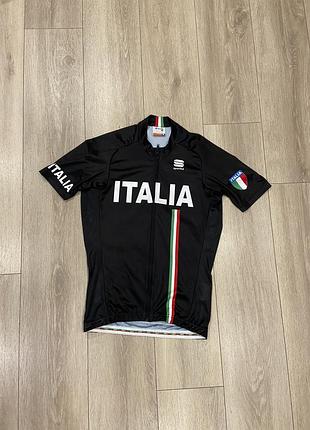 Велофутболка sportful , велоджерси , джерси sportful italia short sleeve jersey