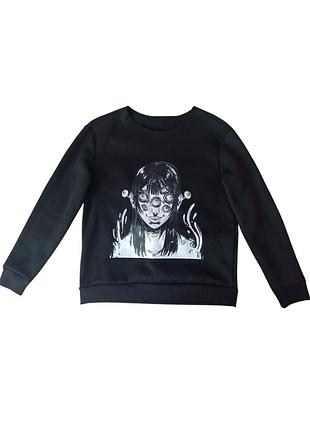 Свитшот принт черный
