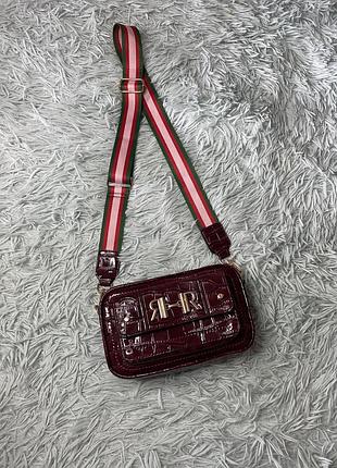 Сумка крос боді під крокодила river island