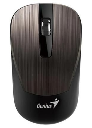 Мышь компьютерная genius nx-7015-31030019401 беспроводная/1600 dpi темно-коричневый