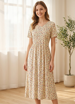 🧊 желтое винтажное платье erika &amp;co l/xl