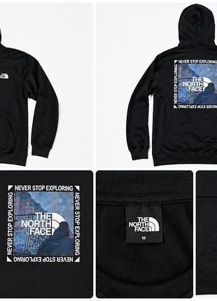 Чоловіче худі the north face / чорна кофта tnf з капюшоном