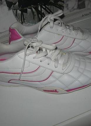 Кожаные кроссовки lonsdale