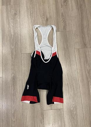 Велошорты dhb , велотрусы , биб шорты , бибсы dhb aeron bib shorts black-red