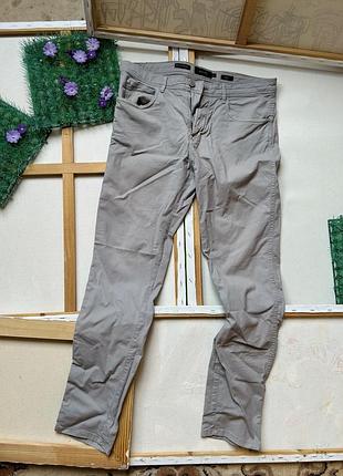 Сірі штани розмір m slim fit