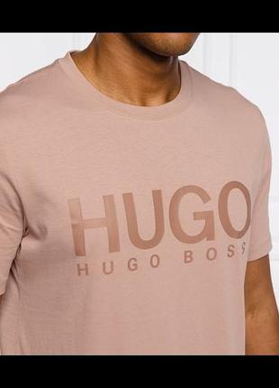 Hugo boss футболка бавовняна велике лого оригінал