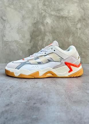 Чоловічі кросівки адідас стильні молодіжні adidas niteball ii gray red 42