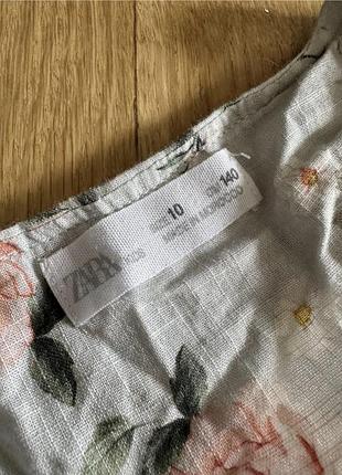 Сукня лляна zara на дівчинку 5