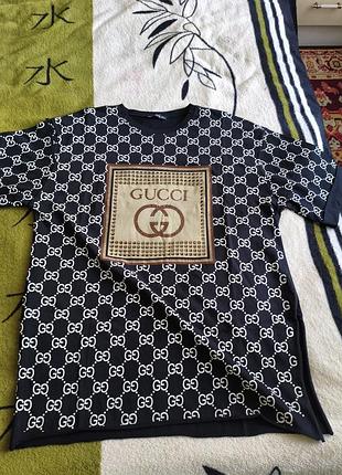 Продам женскую футболку guccii