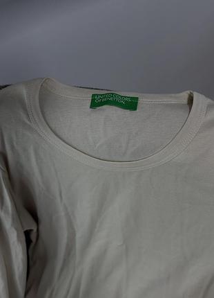 Бавовняний лонг united colors of benetton бежевий, кремовий