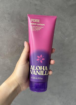 Парфумований лосьйон для тіла victoria’s secret aloha vanilla pink 236 мл