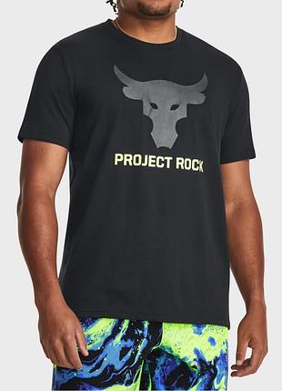 Мужская уникальная футболка under armour из коллекции project rock brahma bull. оригинал