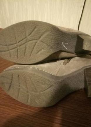 Шикарні демісезонні черевики ,натуральний нобук р. 39 на широку ногу8 фото