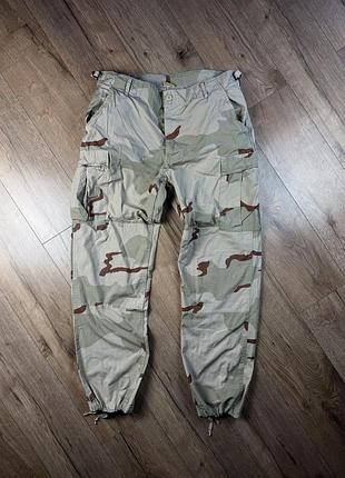 Військові штани карго mil-tec 3-color desert камуфляж