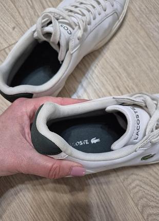 Кеды кожаные lacoste 42-43 размер оригинал 9