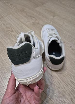 Кеды кожаные lacoste 42-43 размер оригинал 5