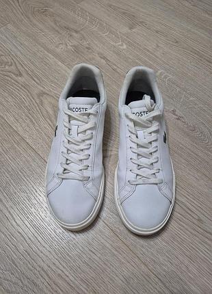 Кеды кожаные lacoste 42-43 размер оригинал 3