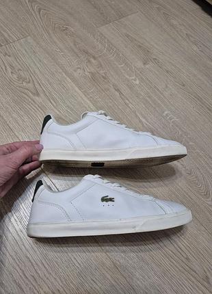 Кеды кожаные lacoste 42-43 размер оригинал 6