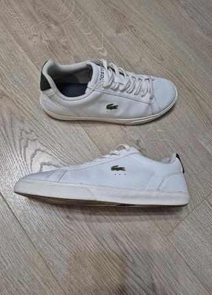 Кеды кожаные lacoste 42-43 размер оригинал 2