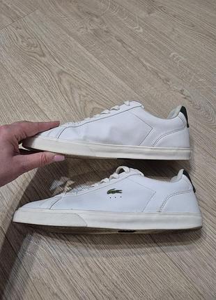 Кеды кожаные lacoste 42-43 размер оригинал 7