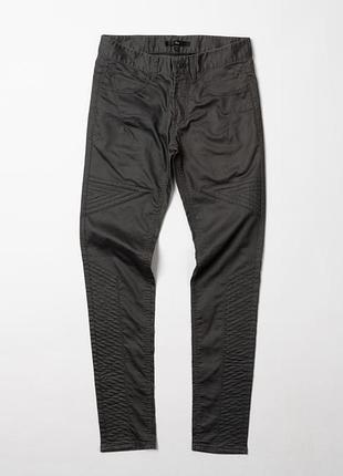 Чорні штани, джинси skinny в стилі balmain