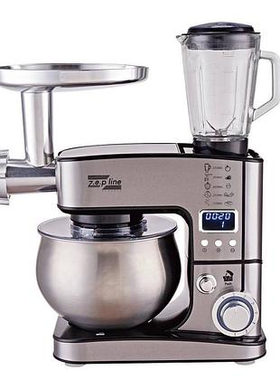 Кухонный комбайн 7 в 1 zepline zp-135-black 4200 вт черный