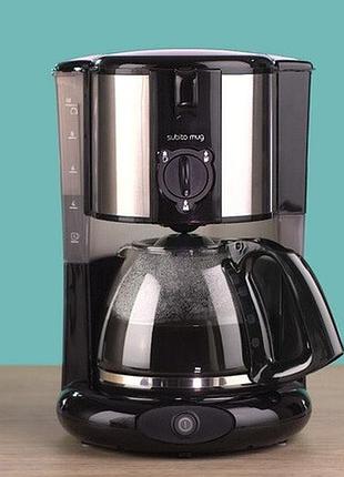 Кавоварка крапельна tefal subito mug сm290838 1000 вт