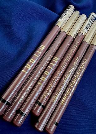 Олівець для губ milani color statement lipliner