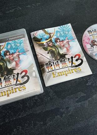 Диск samurai warriors 3 empires (playstation 3)