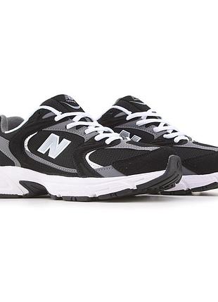 Кросівки чоловічі new balance 530 black grey (36-41 розмір)