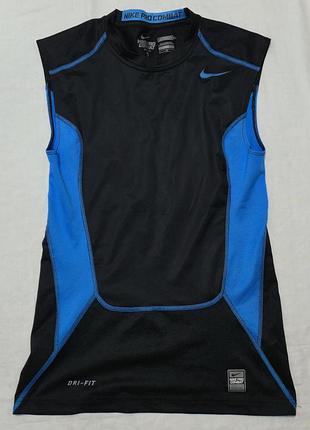 Мужская спортивная компрессионная майка nike pro combat размер м