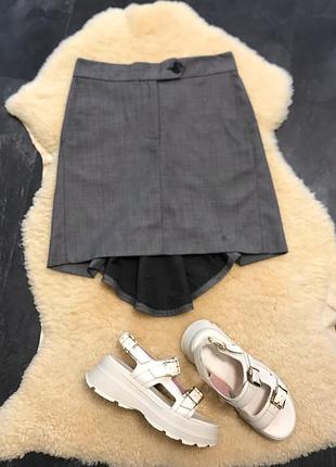 Юбка  allsaints  из тонкой шерсти