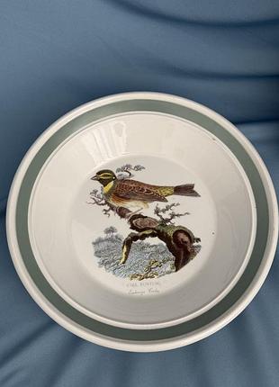 Тарілка вінтажна portmeirion «birds of britain – cirl bunting» 1978 рік