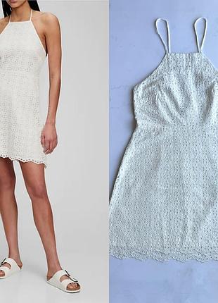 Платье прошва zara s-м плаття прошва біле gap коротке літне плаття zara