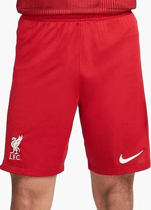 Шорти чоловічі nike liverpool fc 23/24 home dri-fit stadium shorts red dx2714-687