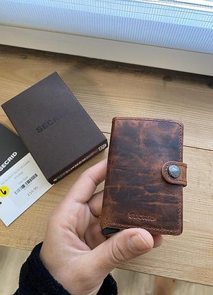 Гаманець secrid оригінал картхолдер із захистом rfid новий