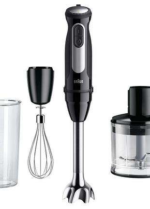 Блендер занурювальний braun mq-55236-mbk 1000 вт чорний