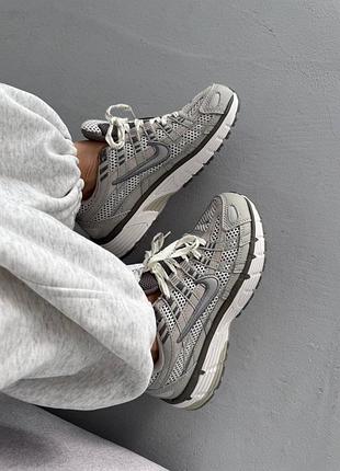 💕 женские кроссовки nike p-6000 | grey / white premium (10)