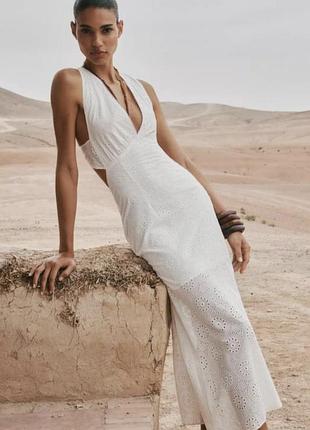 Новое платье zara ришелье