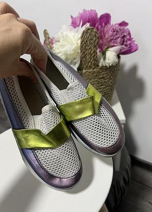 Кеди мокасини в сіточку