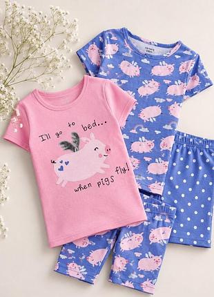 Пижамы на девочку carters 24м (81-86см)