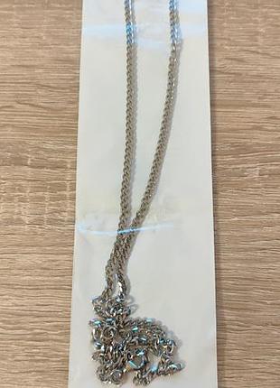 Ланцюжок fashion jewelry 70 см, сріблястий