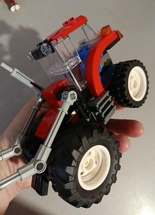 Конструктор, лего трактор , фигурки , ферма, lego 7