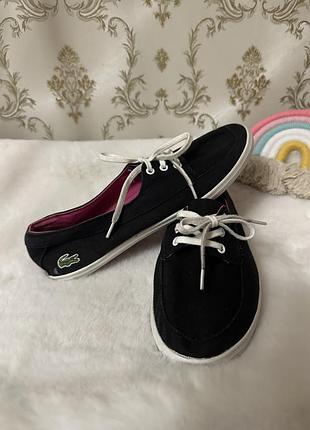 Классные кеды lacoste ziane boat, кеды балетки, кеды, спортивные балетки