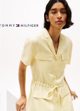 Сукня сафарі лляна tommy hilfiger льон