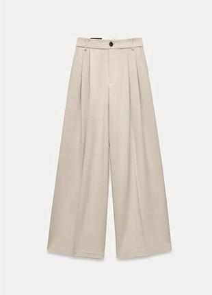 Брюки zara xs бежеві