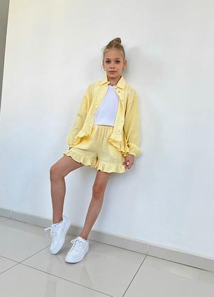 Костюм трійка на дівчинку 4 кольори