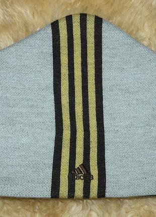 Оригинальная винтажная шапка adidas vintage beanie родом из 90-х / 2000-х. идеал