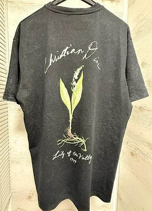 🌟 чоловіча футболка christian dior lily of the valley (oversize)